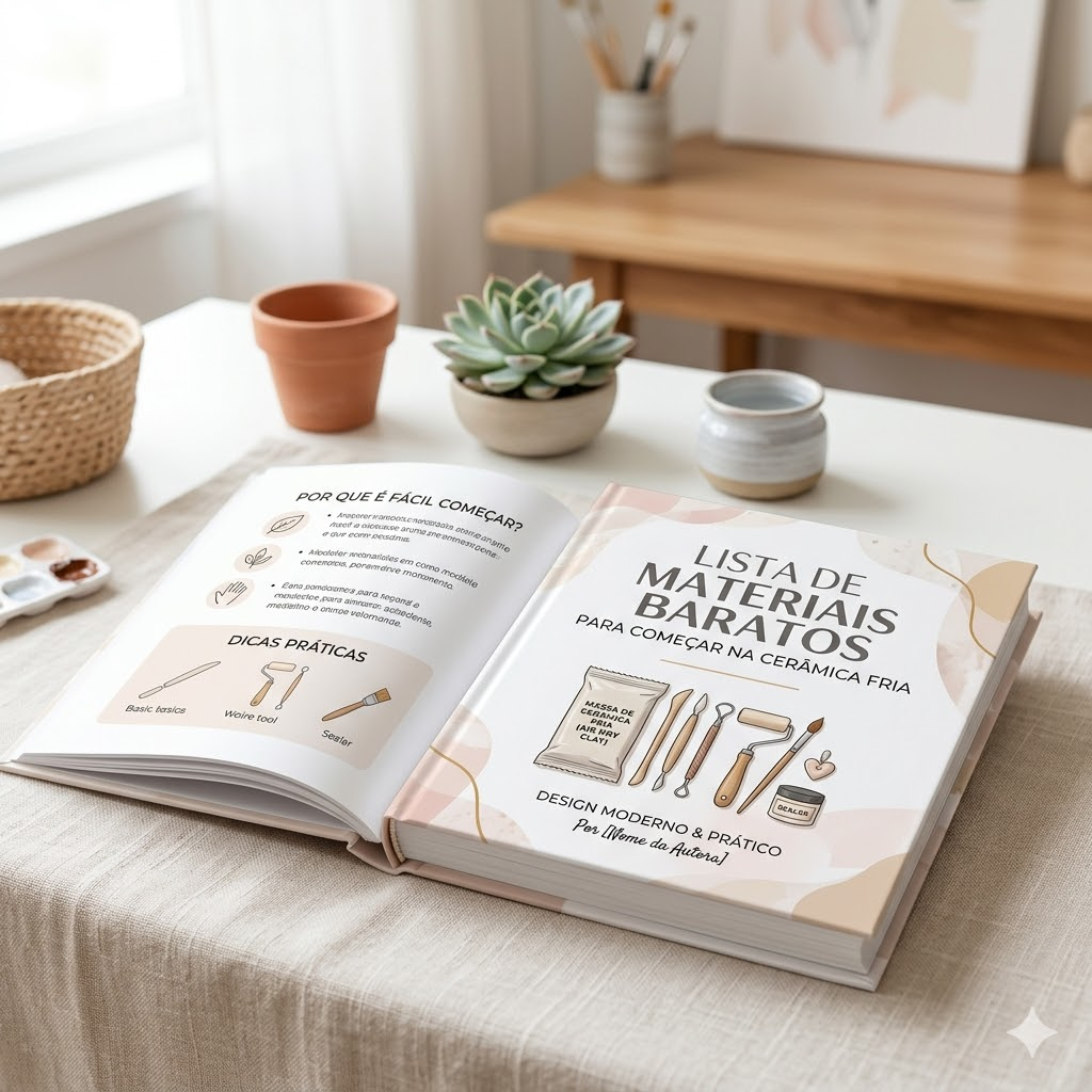 Lista de Materiais Baratos para Começar na Cerâmica Fria